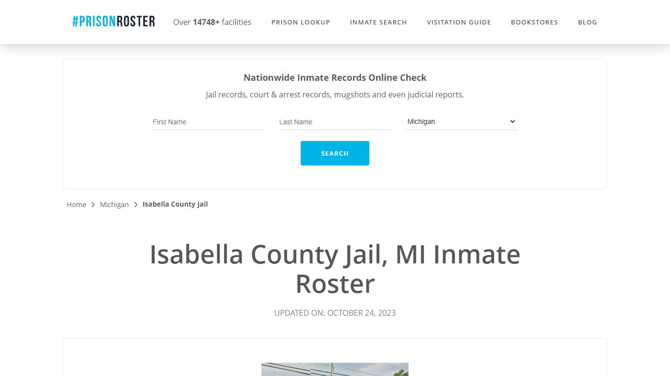 Isabella County Jail, MI Inmate Roster - Prisonroster